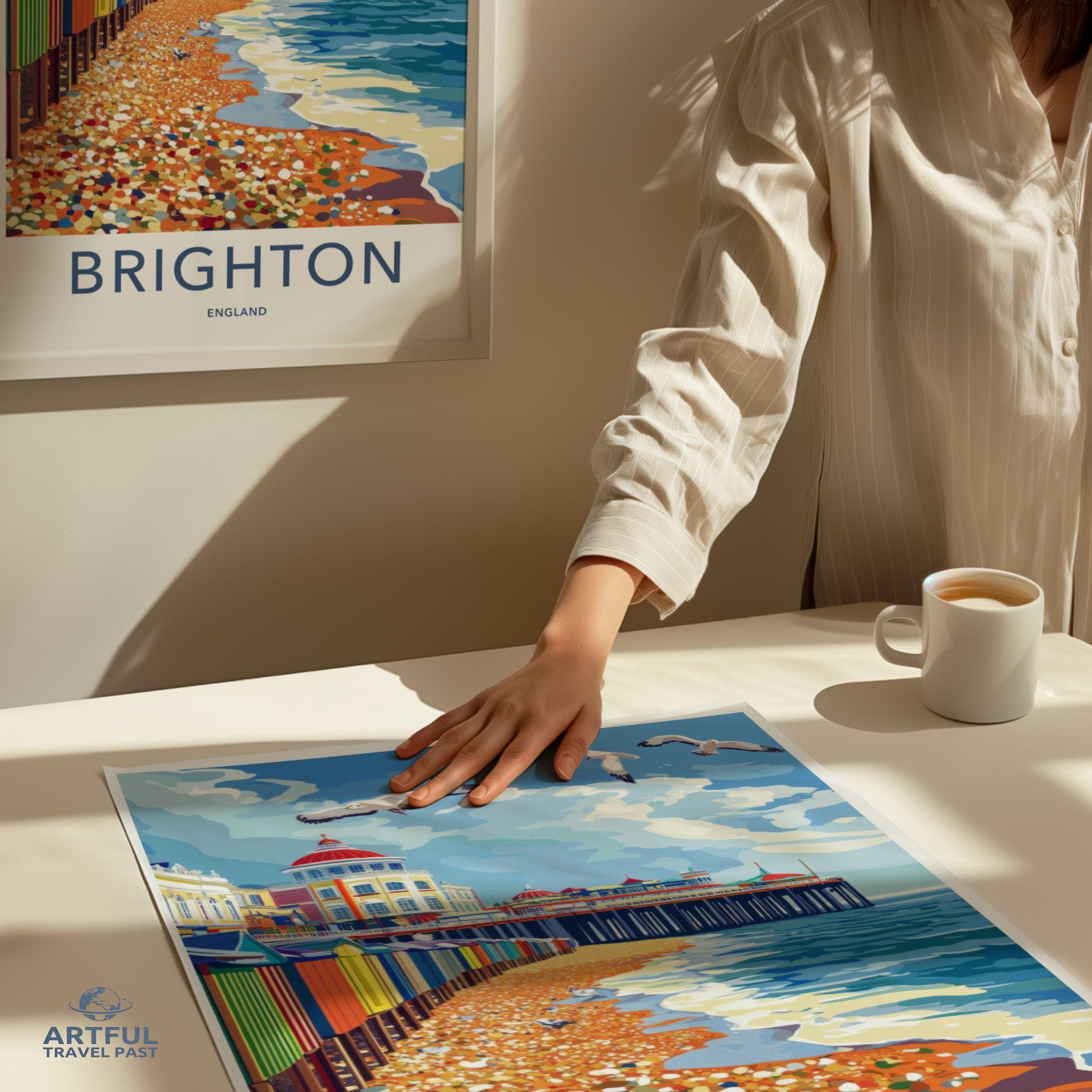 Brighton Poster - England Wall Art