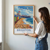 Brighton Poster - England Wall Art