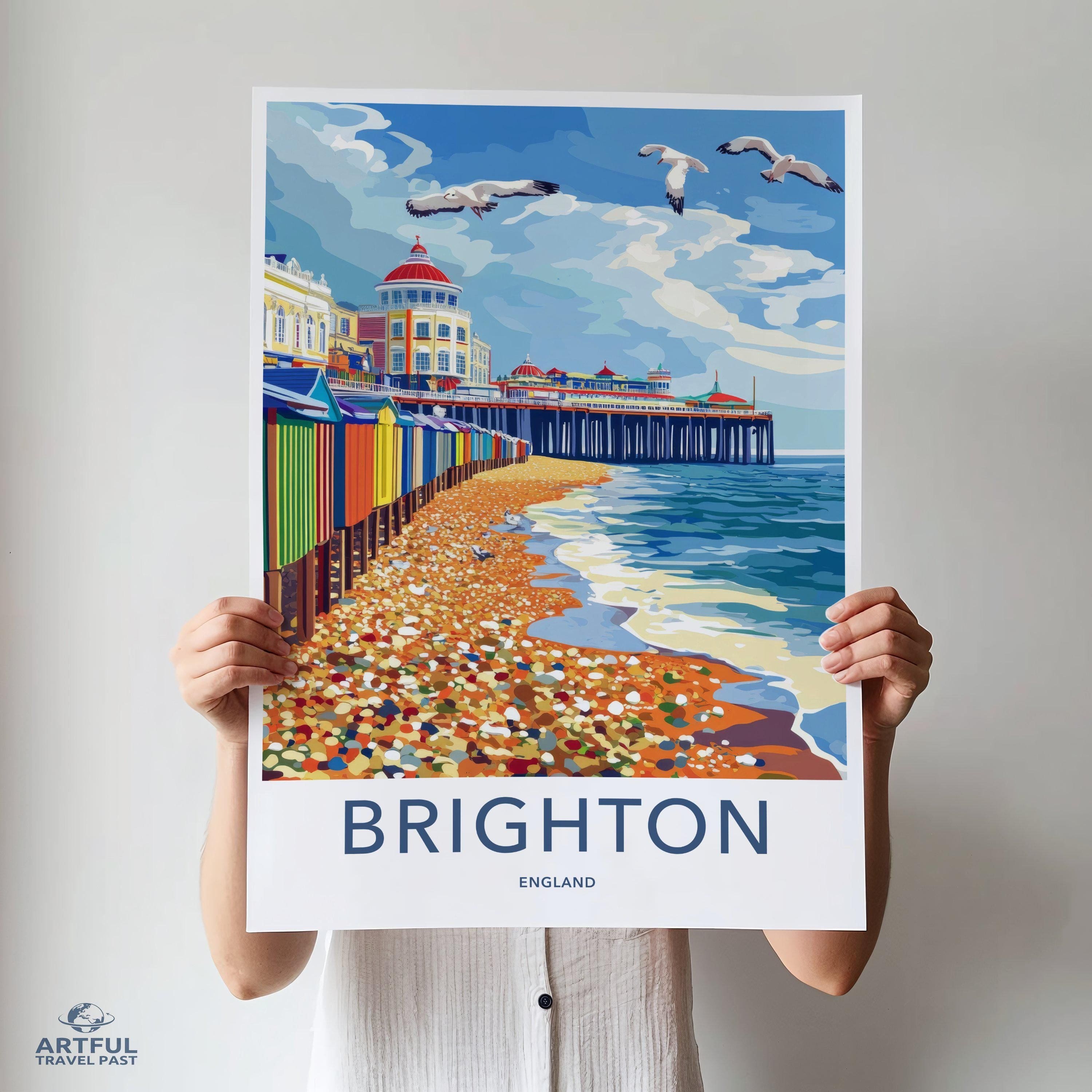 Brighton Poster - England Wall Art
