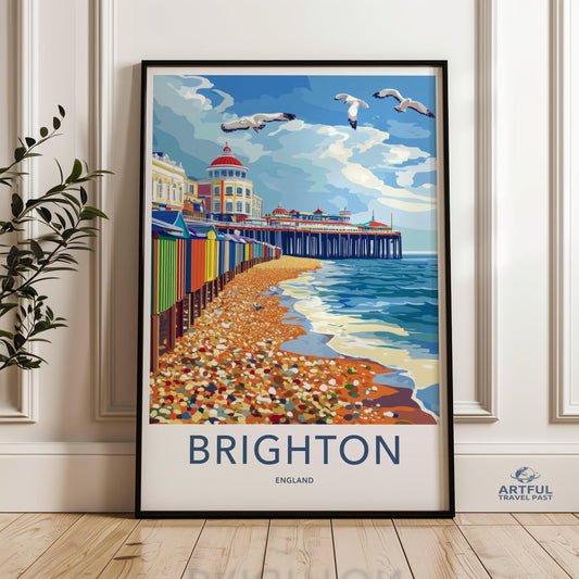 Brighton Poster - England Wall Art