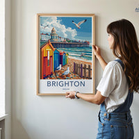 Brighton Poster - England Wall Art