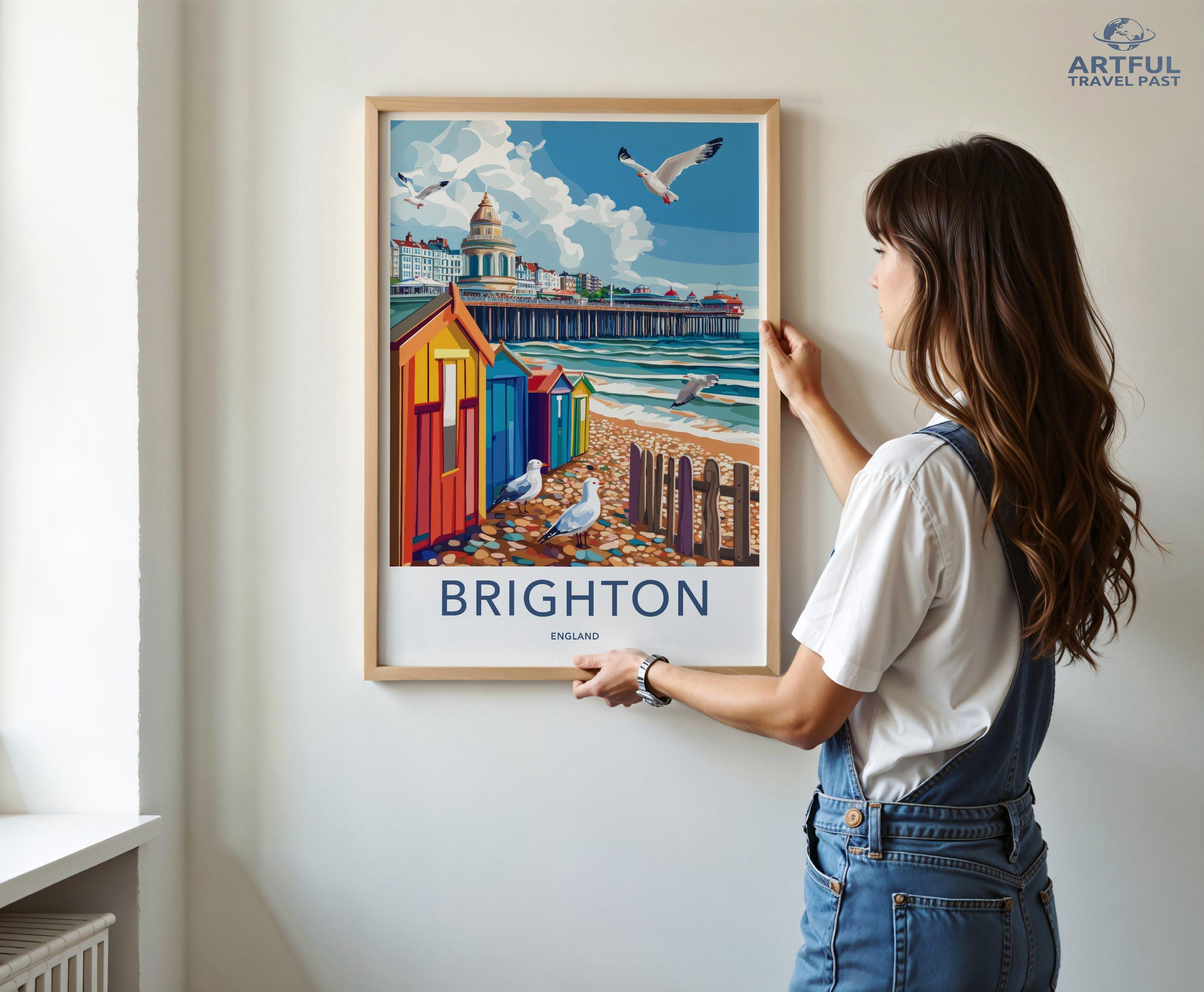 Brighton Poster - England Wall Art