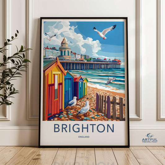 Brighton Poster - England Wall Art