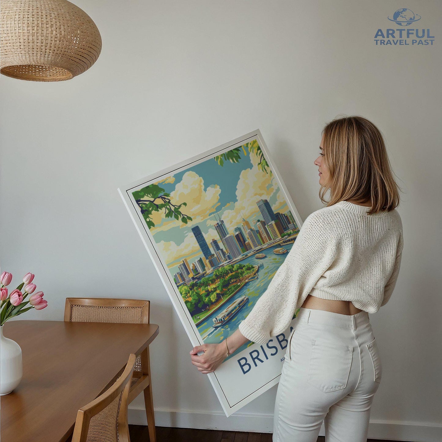 Brisbane Poster - Australia Wall Art