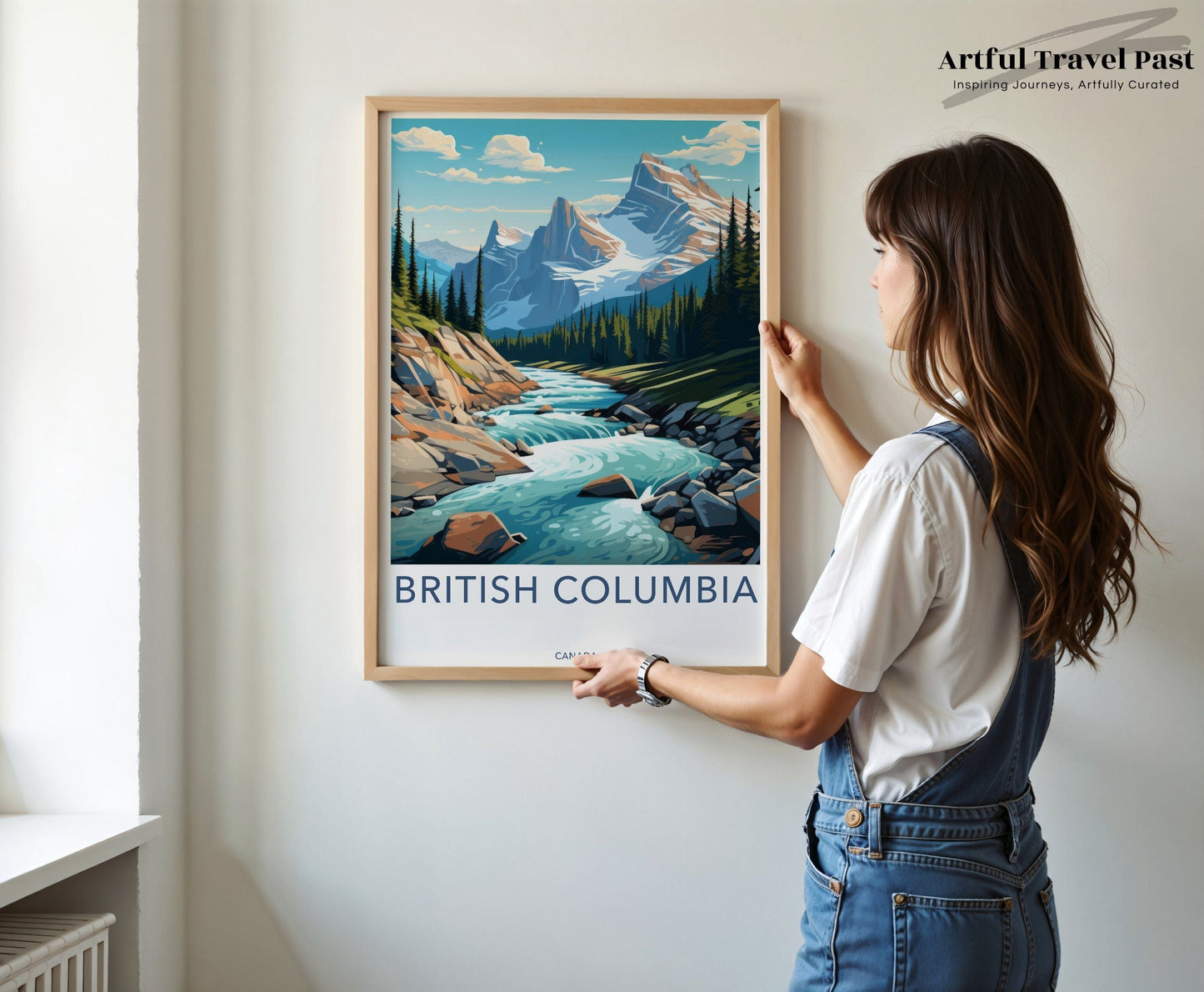 British Columbia Poster | Canada Wall Art | North America Decor