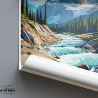 British Columbia Poster | Canada Wall Art | North America Decor