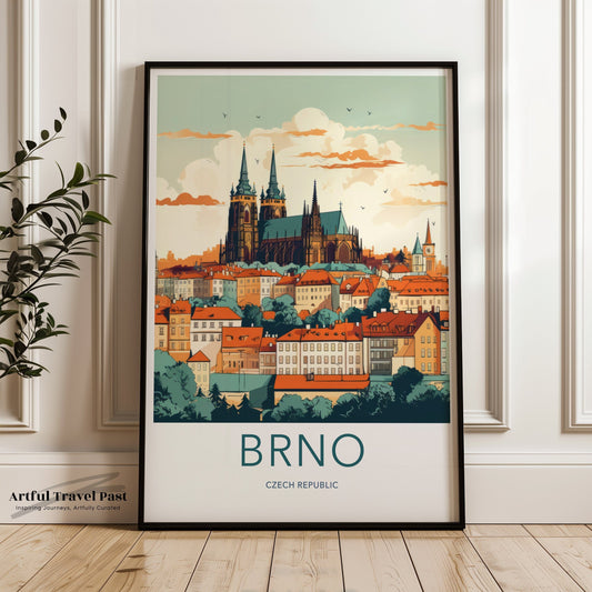 Brno Poster - Czech Republic Wall Art