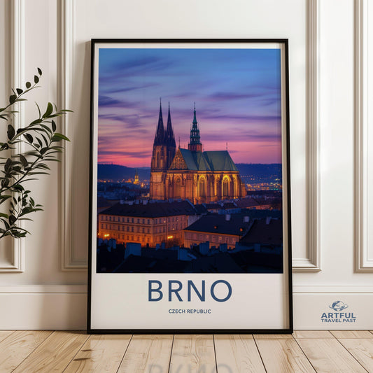 Brno Poster - Czech Republic Wall Art