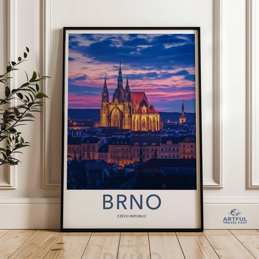 Brno Poster - Czech Republic Wall Art
