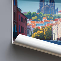 Brno Poster | Czech Republic Wall Art | Eastern Europe Decor