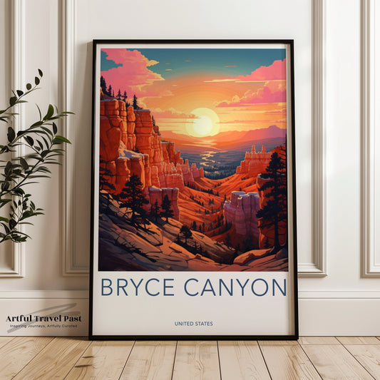 Bryce Canyon Poster - Utah Wall Art