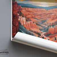 Bryce Canyon Poster | Utah Wall Art | America Decor