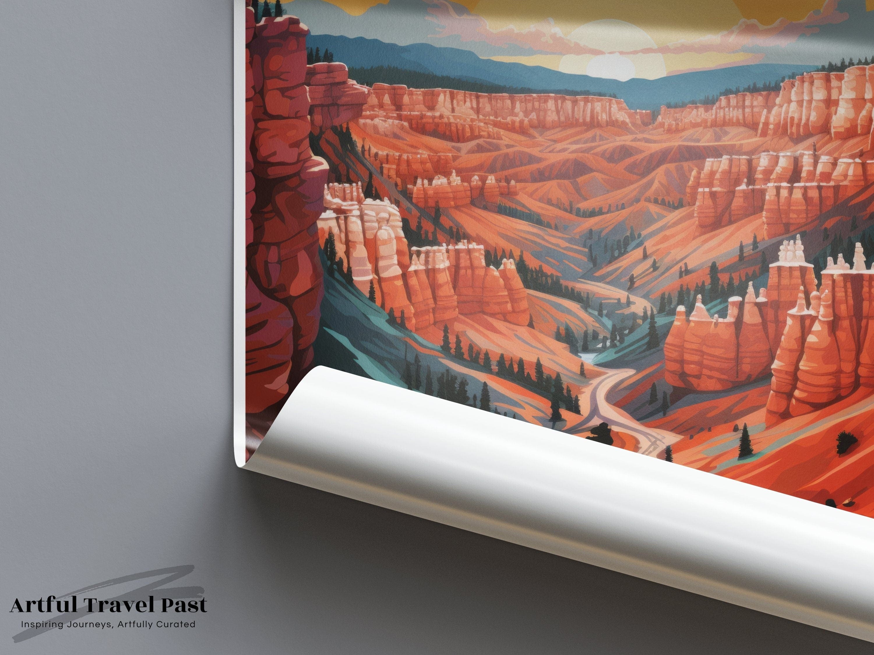 Bryce Canyon Poster | Utah Wall Art | America Decor