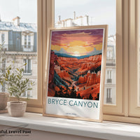 Bryce Canyon Poster | Utah Wall Art | America Decor