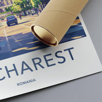 Bucharest Poster - Romania Wall Art