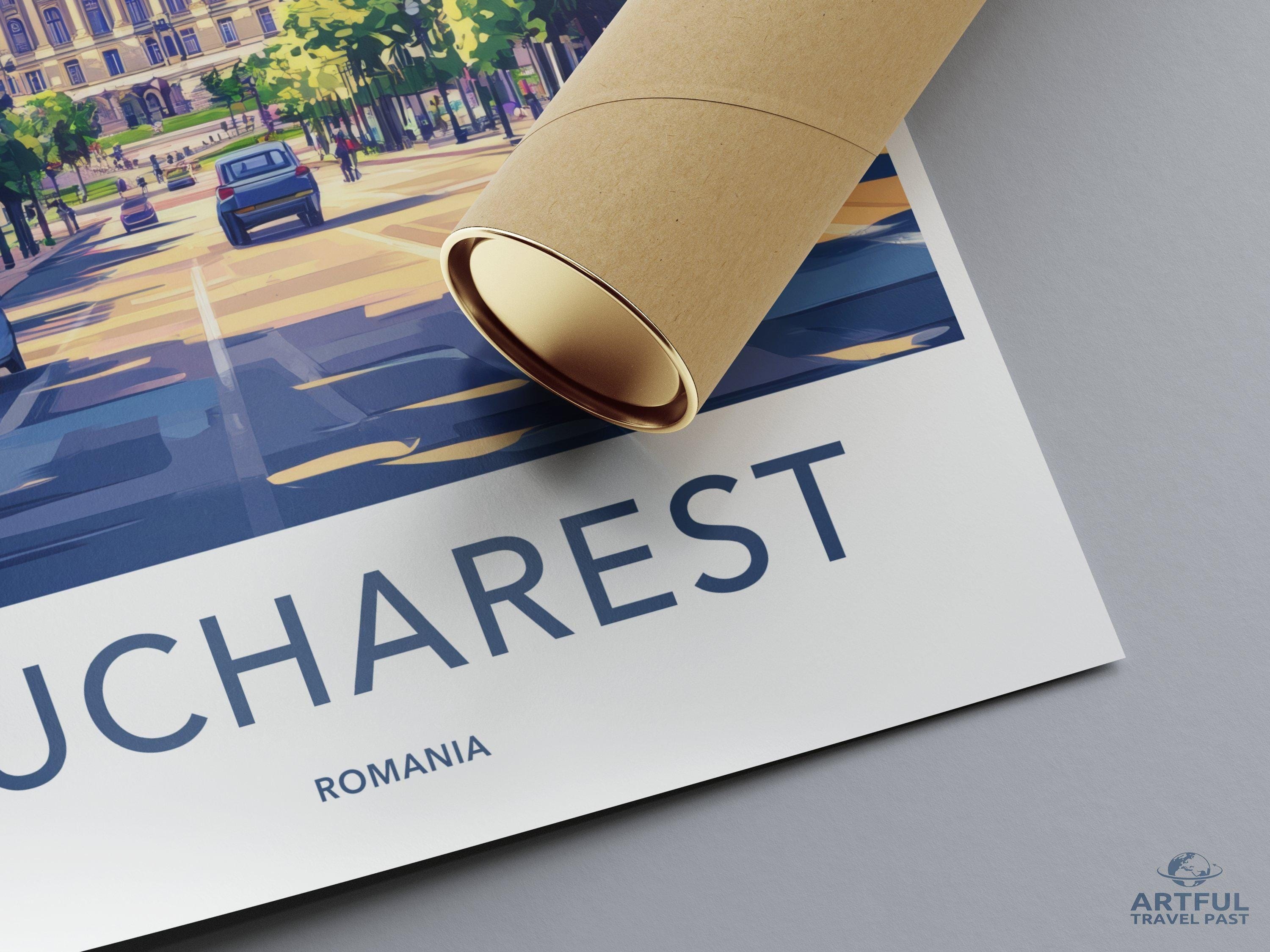 Bucharest Poster - Romania Wall Art