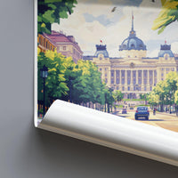Bucharest Poster - Romania Wall Art