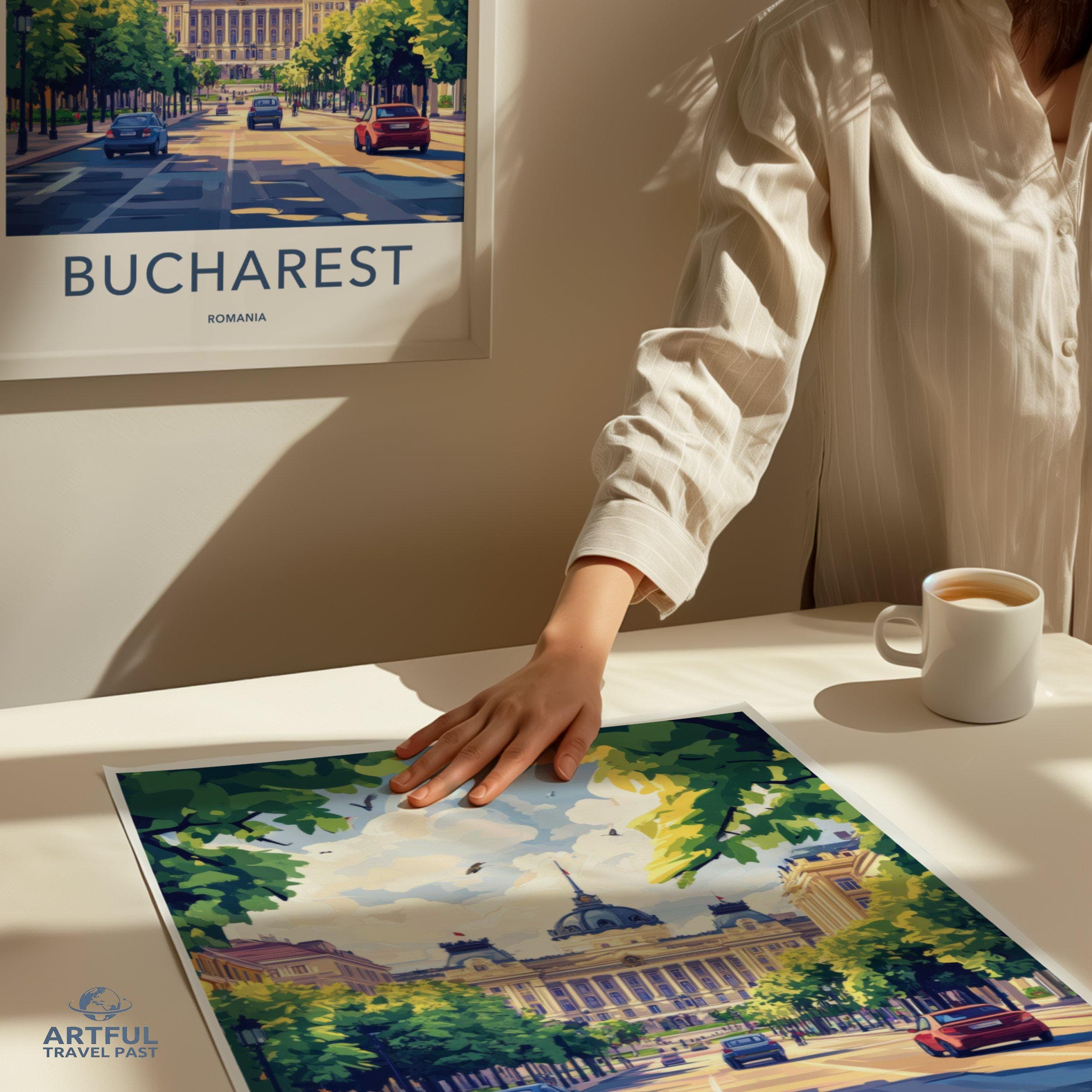 Bucharest Poster - Romania Wall Art
