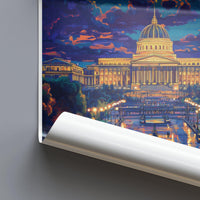 Bucharest Poster | Romania Wall Art | Europe Decor