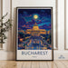Bucharest Poster | Romania Wall Art | Europe Decor