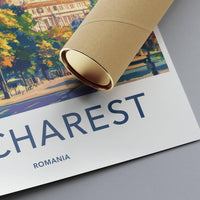 Bucharest Poster | Romania Wall Art | Europe Decor