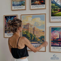 Bucharest Poster | Romania Wall Art | Europe Decor