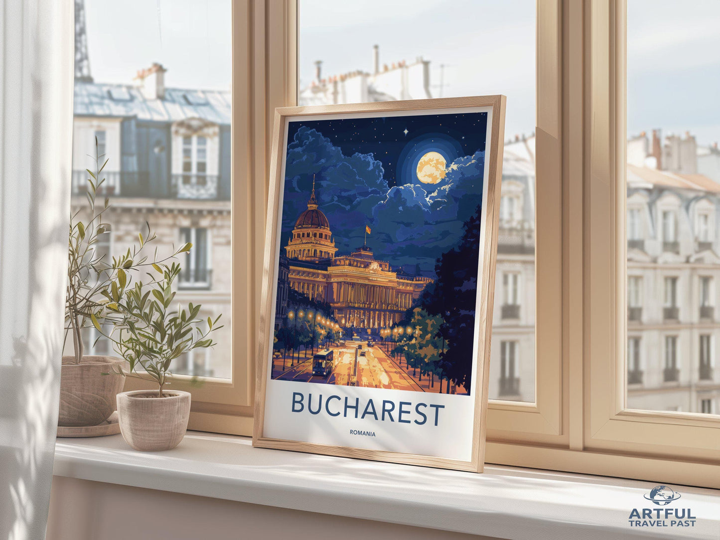 Bucharest Romania Poster - Wall Art