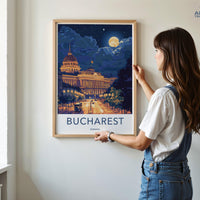 Bucharest Romania Poster - Wall Art