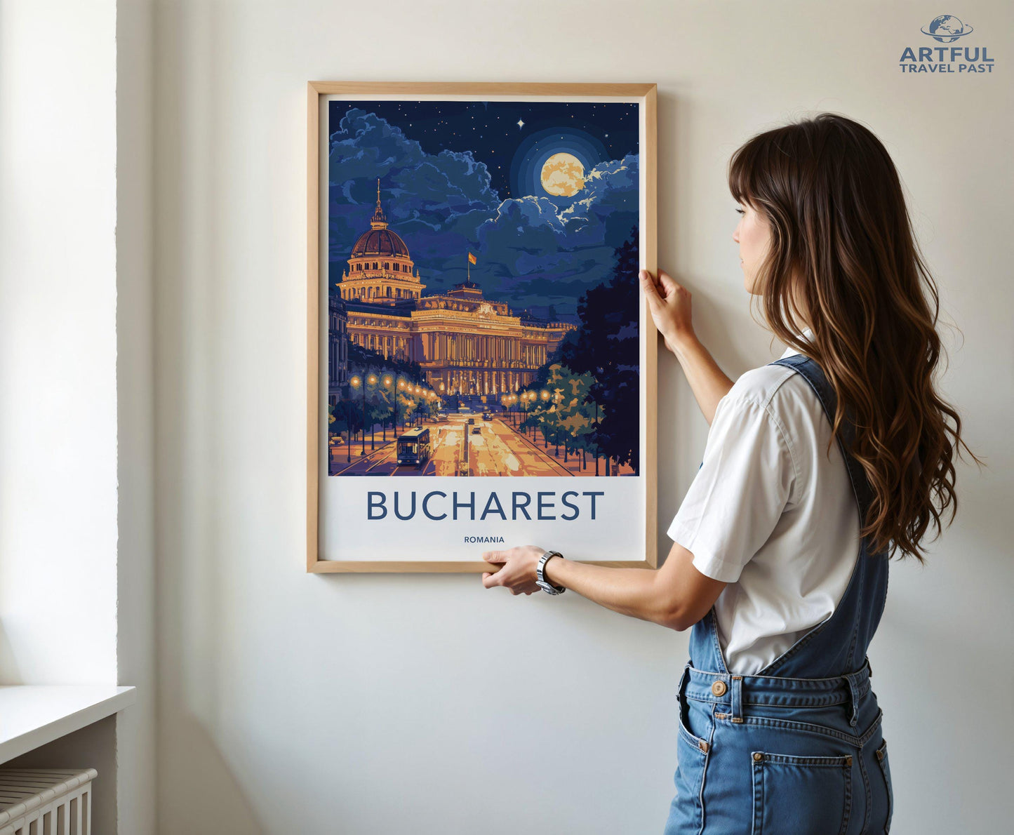 Bucharest Romania Poster - Wall Art