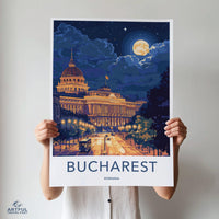Bucharest Romania Poster - Wall Art