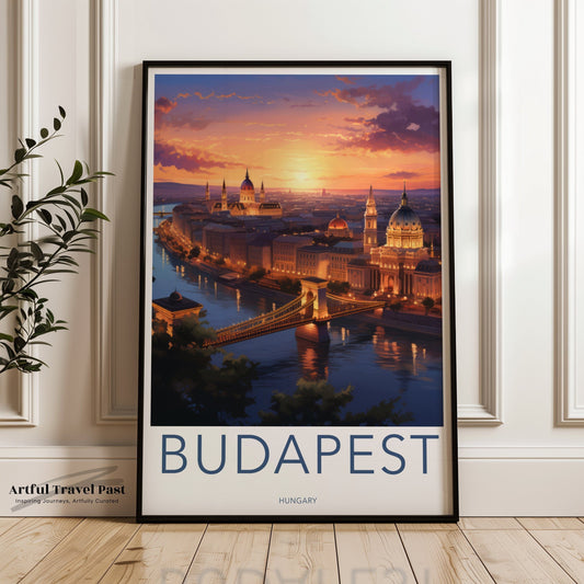 Budapest Poster - Hungary Wall Art