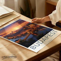 Budapest Poster - Hungary Wall Art
