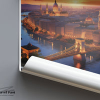 Budapest Poster - Hungary Wall Art