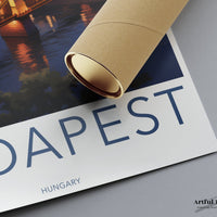 Budapest Poster - Hungary Wall Art