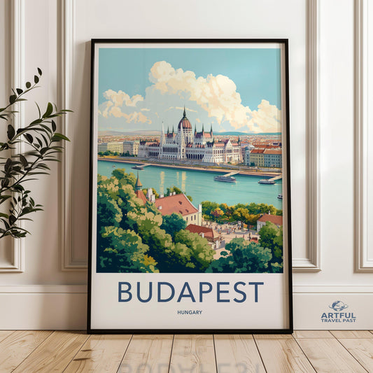 Budapest Poster - Hungary Wall Art
