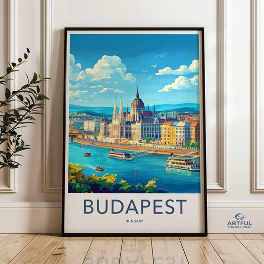 Budapest Poster - Hungary Wall Art