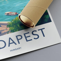 Budapest Poster - Hungary Wall Art