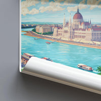 Budapest Poster - Hungary Wall Art