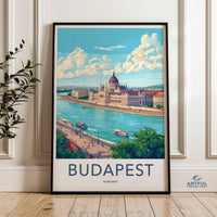 Budapest Poster - Hungary Wall Art