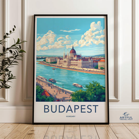 Budapest Poster - Hungary Wall Art