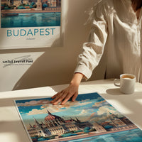 Budapest Poster | Hungary Wall Art | Eastern Europe Decor