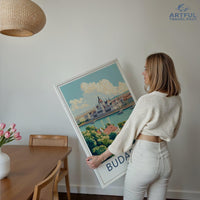 Budapest Poster | Hungary Wall Art | Eastern Europe Decor