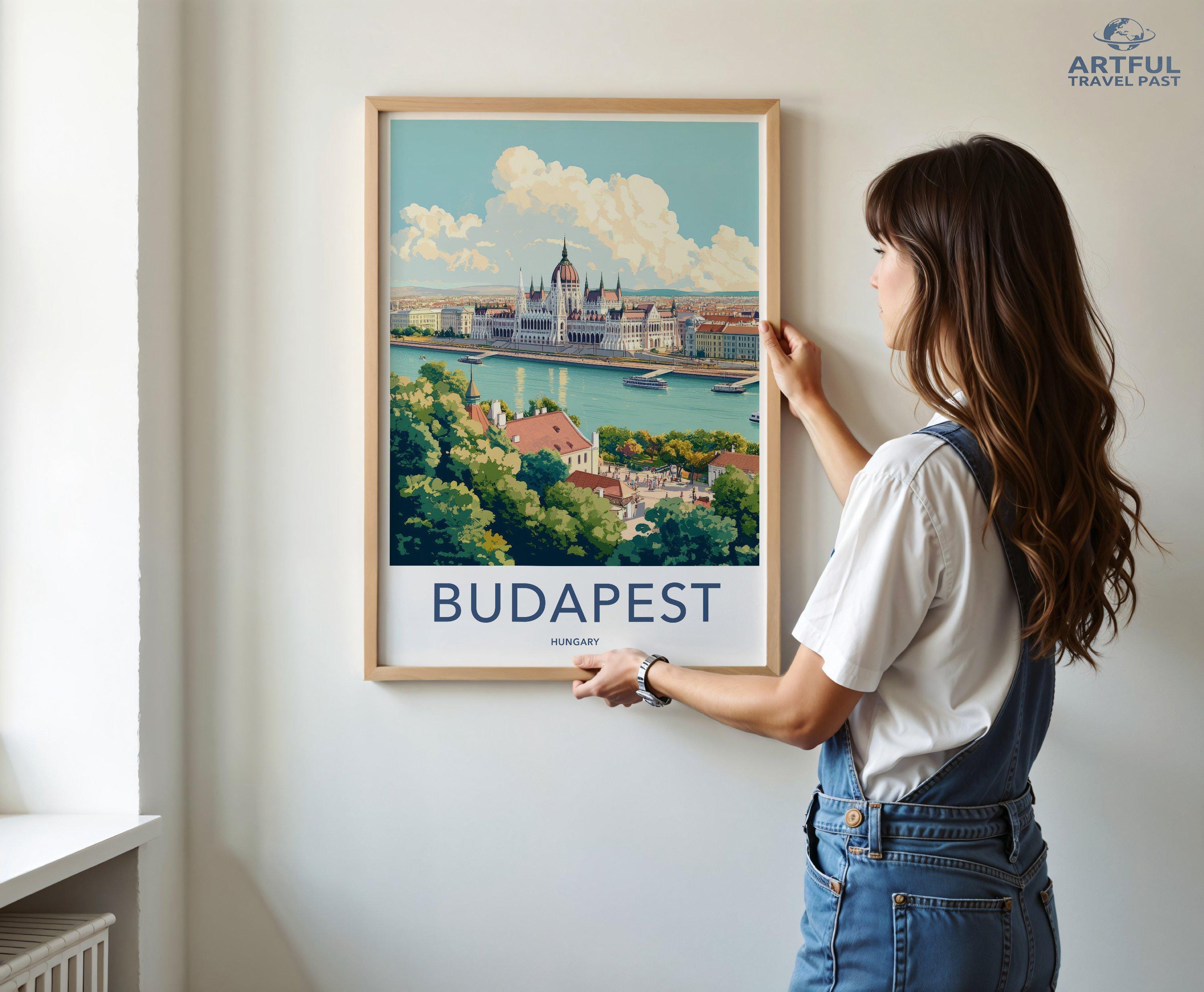 Budapest Poster | Hungary Wall Art | Eastern Europe Decor