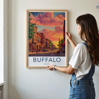 Buffalo Poster - New York Wall Art