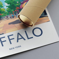 Buffalo Poster | New York Wall Art | America Decor