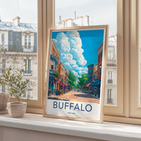 Buffalo Poster | New York Wall Art | America Decor