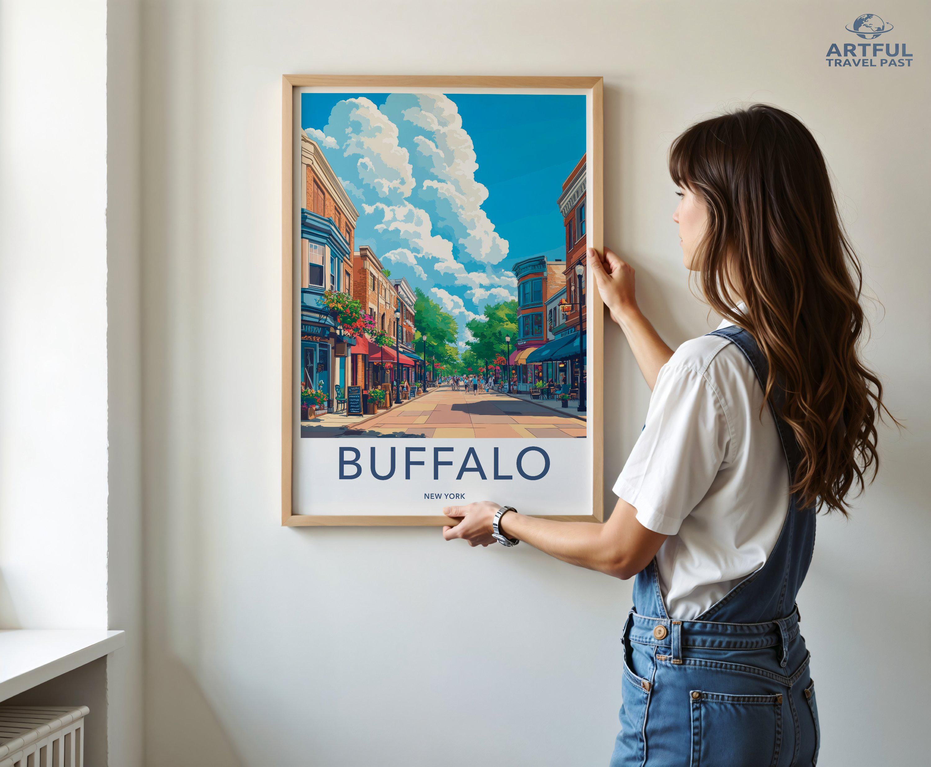 Buffalo Poster | New York Wall Art | America Decor