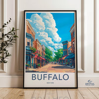 Buffalo Poster | New York Wall Art | America Decor