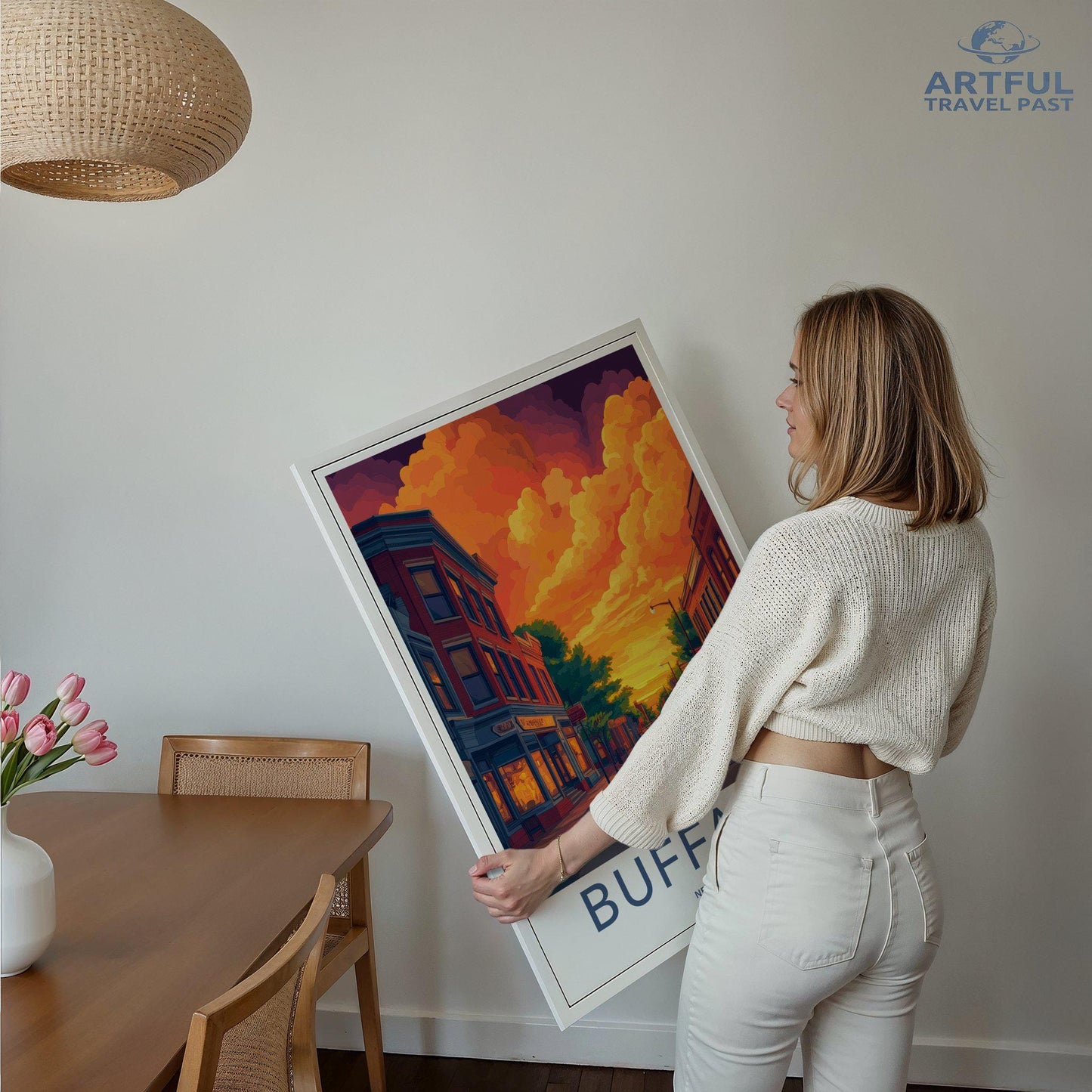 Buffalo Poster | New York Wall Art | America Decor