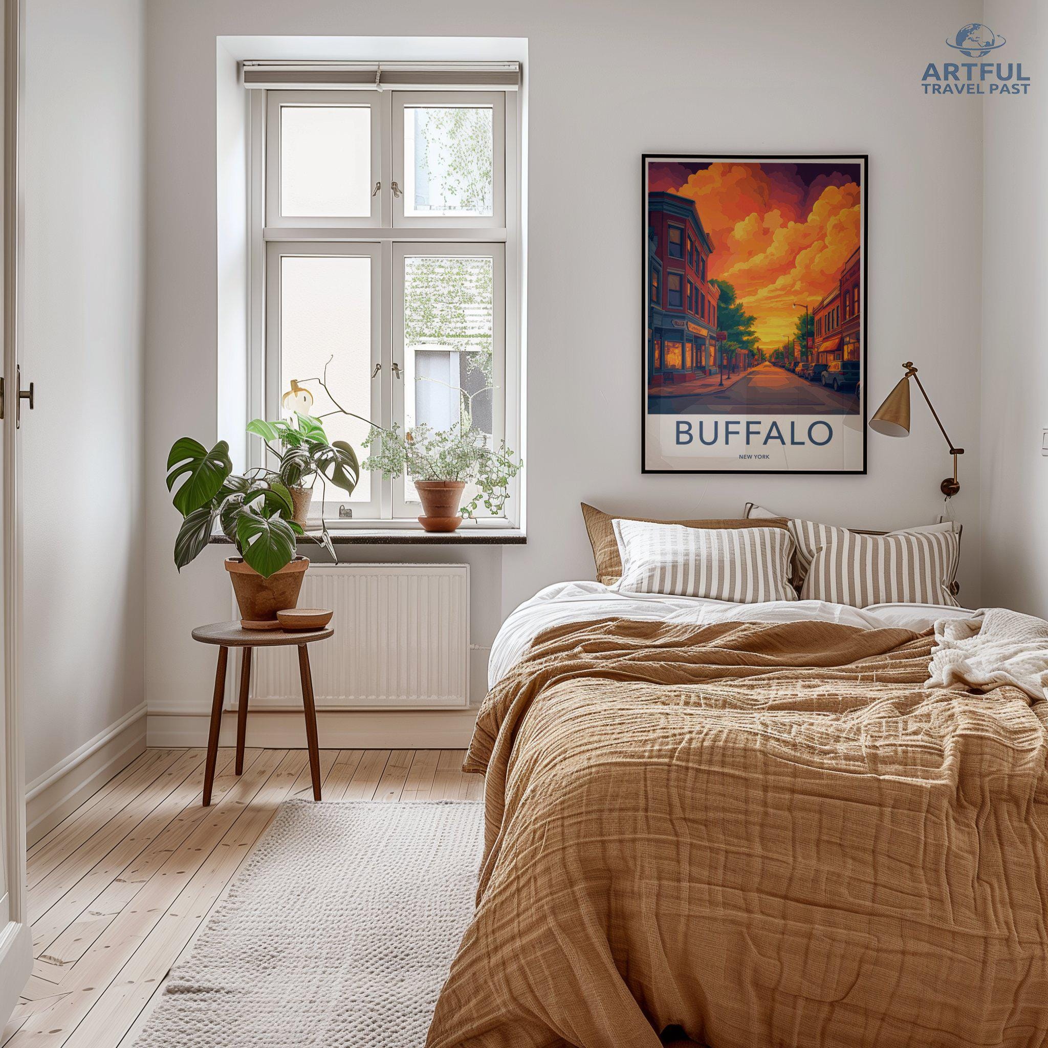 Buffalo Poster | New York Wall Art | America Decor